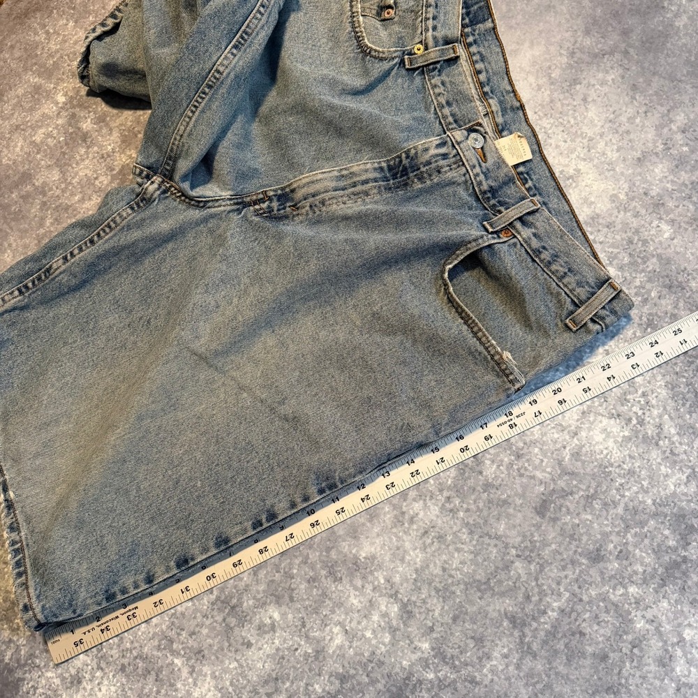 Vintage Levi's 560 Mens =Relaxed Fit Denim Jean‎ Shorts Size 40 Blue Light Wash - Picture 9 of 10